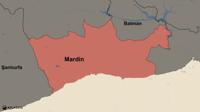 Mardin ve Komşu İller Haritası Thumbnail
