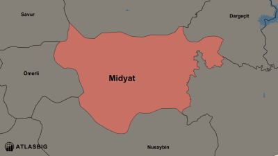 Midyat ve Komşu İlçeler Haritası Thumbnail