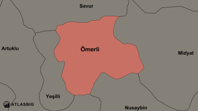 Ömerli ve Komşu İlçeler Haritası Thumbnail