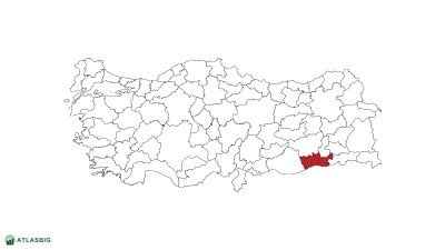 Türkiye haritasında Mardin Thumbnail