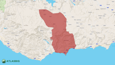 Bozyazı, Mersin Haritası ve Nüfus İstatistikleri Thumbnail