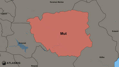 Mut ve Komşu İlçeler Haritası Thumbnail