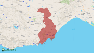 Silifke, Mersin Haritası ve Nüfus İstatistikleri Thumbnail