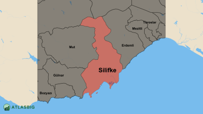 Silifke ve Komşu İlçeler Haritası Thumbnail