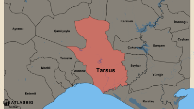 Tarsus ve Komşu İlçeler Haritası Thumbnail