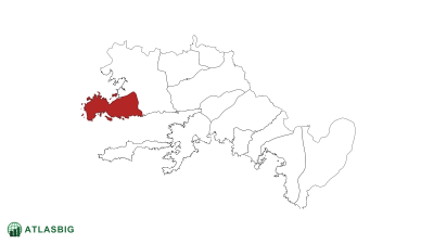 Muğla haritasında Bodrum Thumbnail