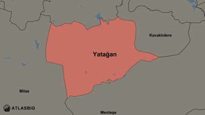 Yatağan ve Komşu İlçeler Haritası Thumbnail