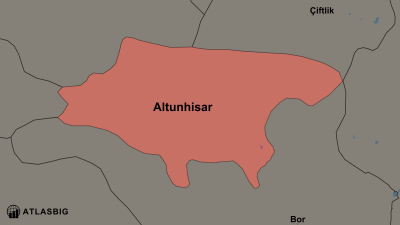 Altunhisar ve Komşu İlçeler Haritası Thumbnail
