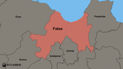 Fatsa ve Komşu İlçeler Haritası Thumbnail