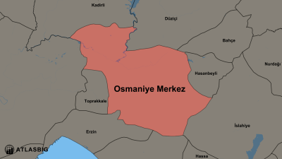Osmaniye Merkez ve Komşu İlçeler Haritası Thumbnail