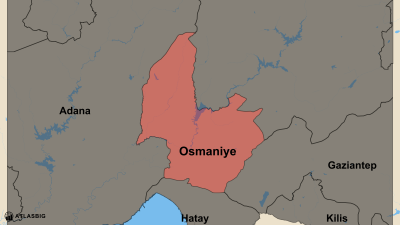 Osmaniye ve Komşu İller Haritası Thumbnail