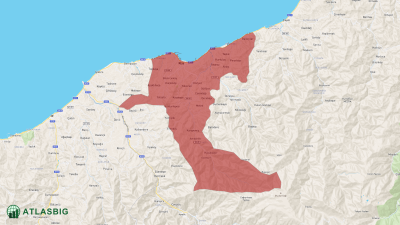 Rize Merkez Haritası ve Nüfus İstatistikleri Thumbnail