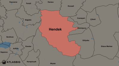 Hendek ve Komşu İlçeler Haritası Thumbnail