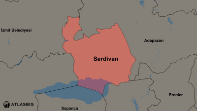 Serdivan ve Komşu İlçeler Haritası Thumbnail