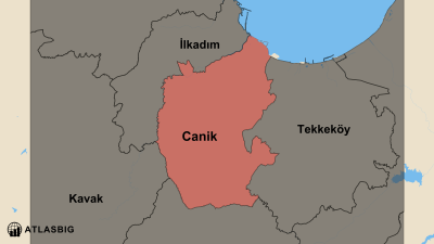 Canik ve Komşu İlçeler Haritası Thumbnail