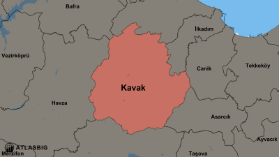 Kavak ve Komşu İlçeler Haritası Thumbnail