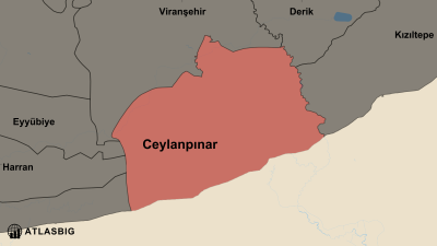 Ceylanpınar ve Komşu İlçeler Haritası Thumbnail