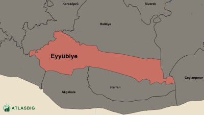 Eyyübiye ve Komşu İlçeler Haritası Thumbnail