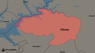 Hilvan ve Komşu İlçeler Haritası Thumbnail