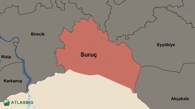 Suruç ve Komşu İlçeler Haritası Thumbnail