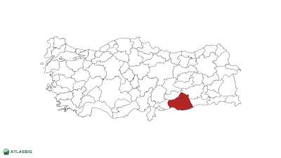 Türkiye haritasında Şanlıurfa Thumbnail