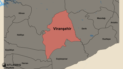 Viranşehir ve Komşu İlçeler Haritası Thumbnail