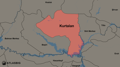 Kurtalan ve Komşu İlçeler Haritası Thumbnail