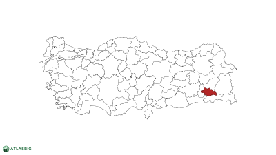 Türkiye haritasında Siirt Thumbnail