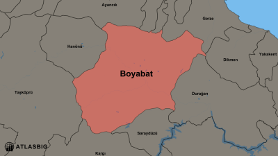 Boyabat ve Komşu İlçeler Haritası Thumbnail