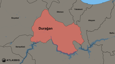 Durağan ve Komşu İlçeler Haritası Thumbnail