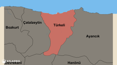 Türkeli ve Komşu İlçeler Haritası Thumbnail
