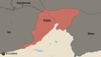 Cizre ve Komşu İlçeler Haritası Thumbnail
