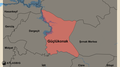 Güçlükonak ve Komşu İlçeler Haritası Thumbnail