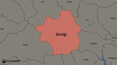 Divriği ve Komşu İlçeler Haritası Thumbnail