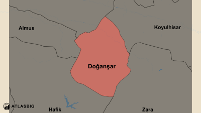 Doğanşar ve Komşu İlçeler Haritası Thumbnail