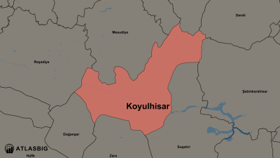 Koyulhisar ve Komşu İlçeler Haritası Thumbnail