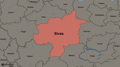 Sivas ve Komşu İller Haritası Thumbnail