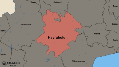 Hayrabolu ve Komşu İlçeler Haritası Thumbnail