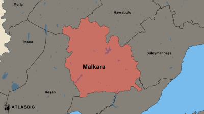 Malkara ve Komşu İlçeler Haritası Thumbnail
