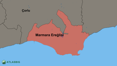 Marmara Ereğlisi ve Komşu İlçeler Haritası Thumbnail
