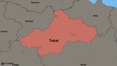 Tokat ve Komşu İller Haritası Thumbnail