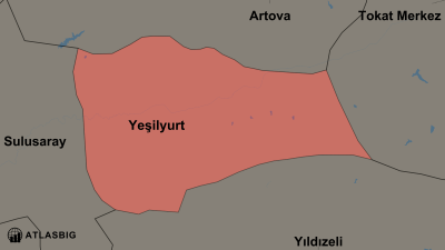 Yeşilyurt ve Komşu İlçeler Haritası Thumbnail