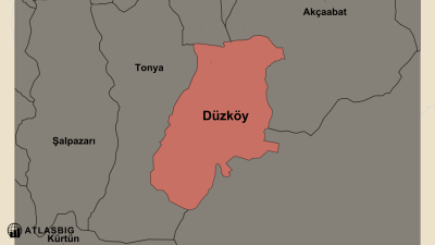 Düzköy ve Komşu İlçeler Haritası Thumbnail