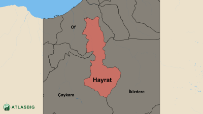 Hayrat ve Komşu İlçeler Haritası Thumbnail