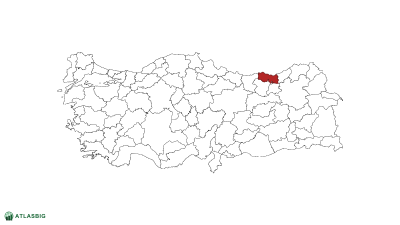 Türkiye haritasında Trabzon Thumbnail