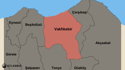 Vakfıkebir ve Komşu İlçeler Haritası Thumbnail