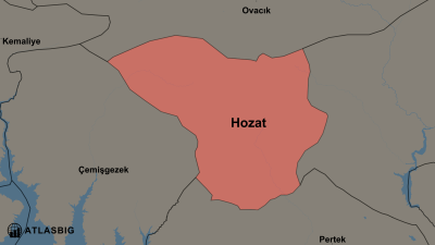 Hozat ve Komşu İlçeler Haritası Thumbnail