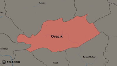 Ovacık ve Komşu İlçeler Haritası Thumbnail