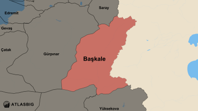 Başkale ve Komşu İlçeler Haritası Thumbnail