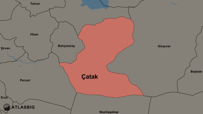 Çatak ve Komşu İlçeler Haritası Thumbnail